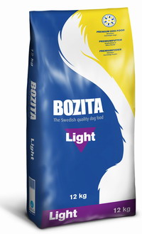 BOZITA LIGHT сухой корм для аллергичных, малоподвижных, старше 7 лет собак 12 кг