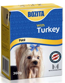 BOZITATetra Pak конс. 360 г для собак паштет с индейкой