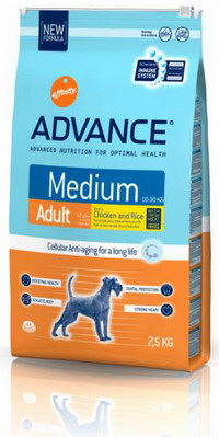 ADVANCE Dog Adult MEDIUM сух. 15 кг для взрослых собак средних пород